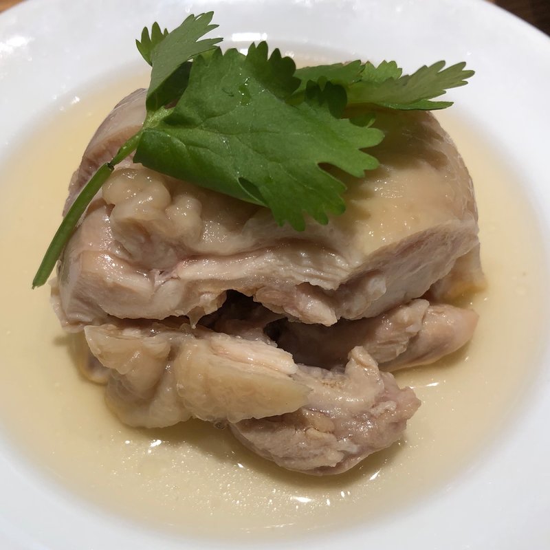 鶏肉の紹興酒漬け(鼎泰豐(ディンタイフォン) 名古屋店)