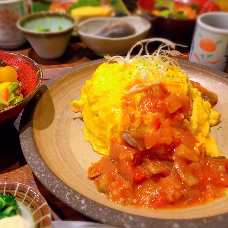 ラタトゥイユオムライス(六角キッチン109)