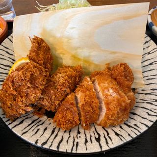 カキフライ&ロースカツ(とんかつ播 六白明石藤江店 )