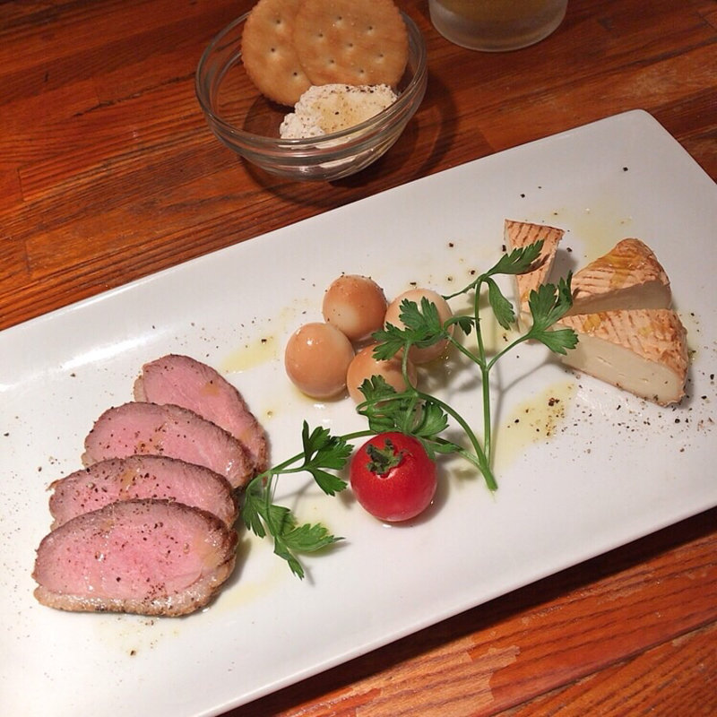 自家製スモーク3種盛合せ(ガレット)