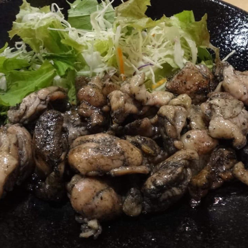 鶏の炭火焼(ふたみ食堂)