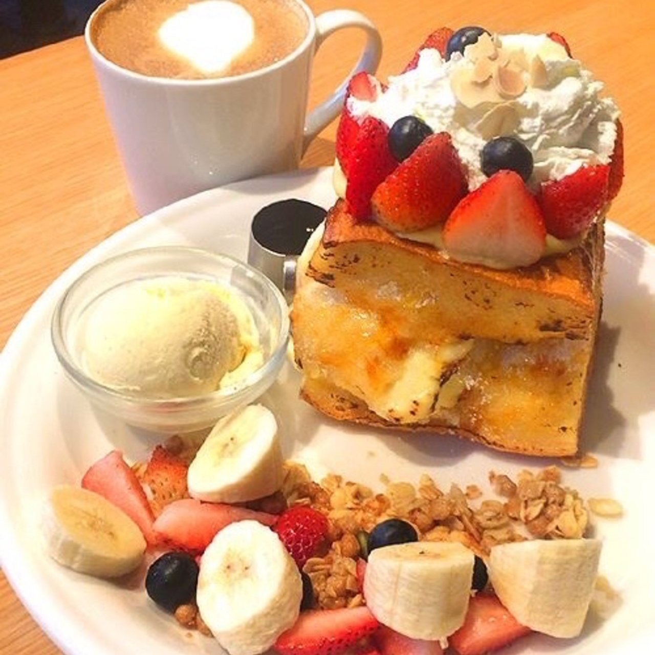 チーズケーキクリームフレンチトースト(J.S. PANCAKE CAFE 渋谷店)の口コミ一覧 おいしい一皿が集まるグルメコミュニティ
