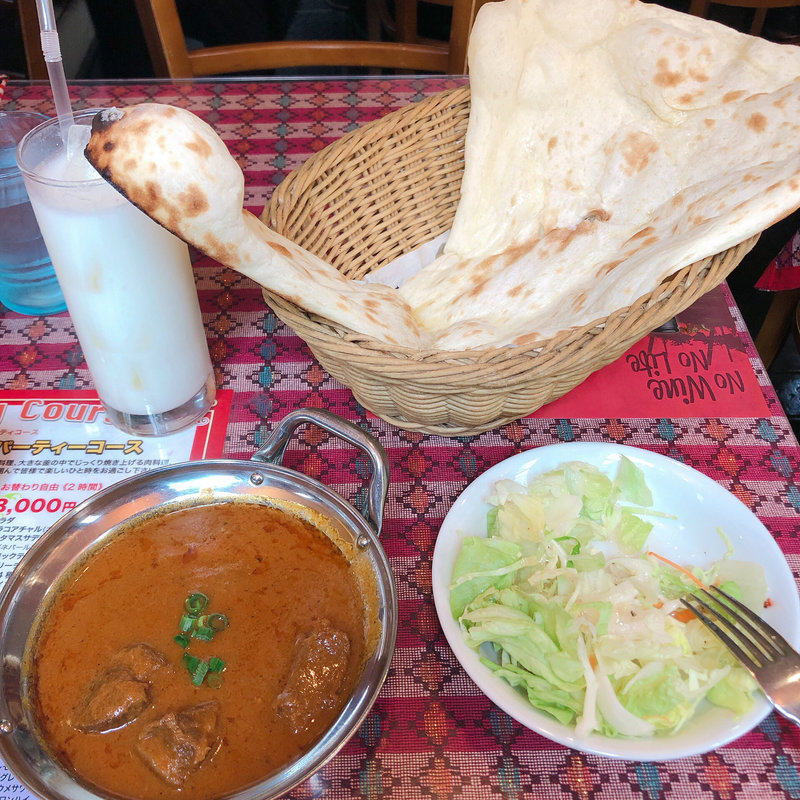 マトン（ランチセット）(フルバリ （Ful Bari）)