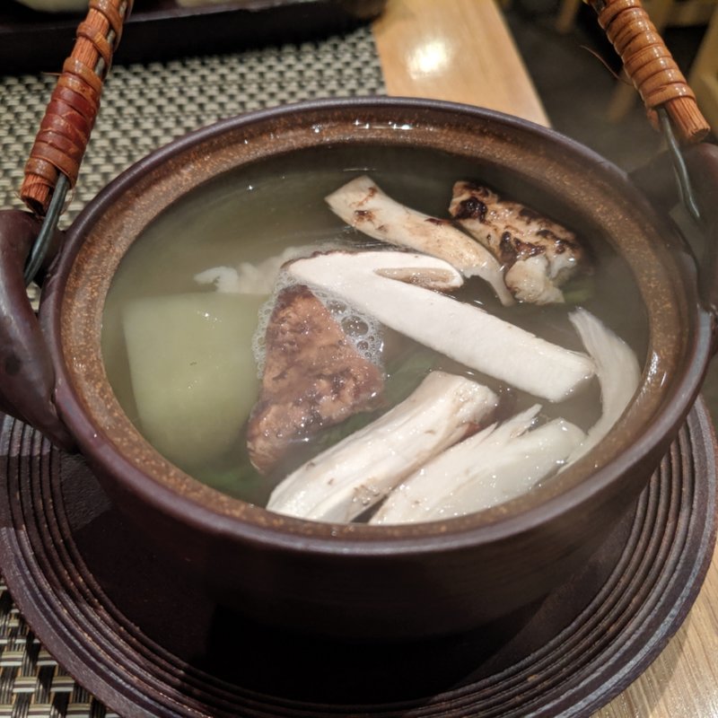 松茸の土瓶蒸し(割烹　船生 )