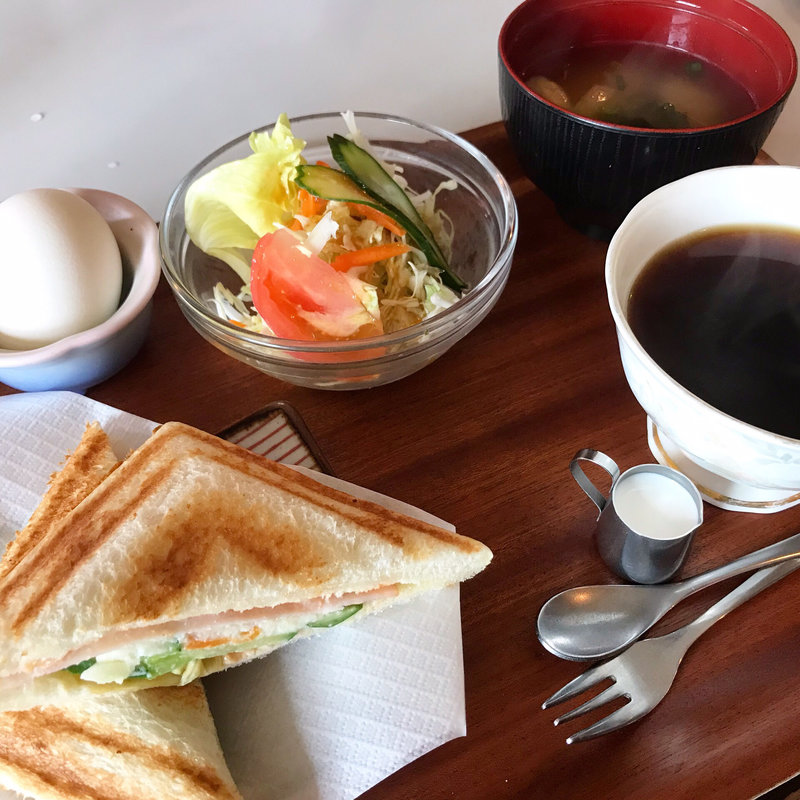 モーニング(ホットサンド)(キューピット )