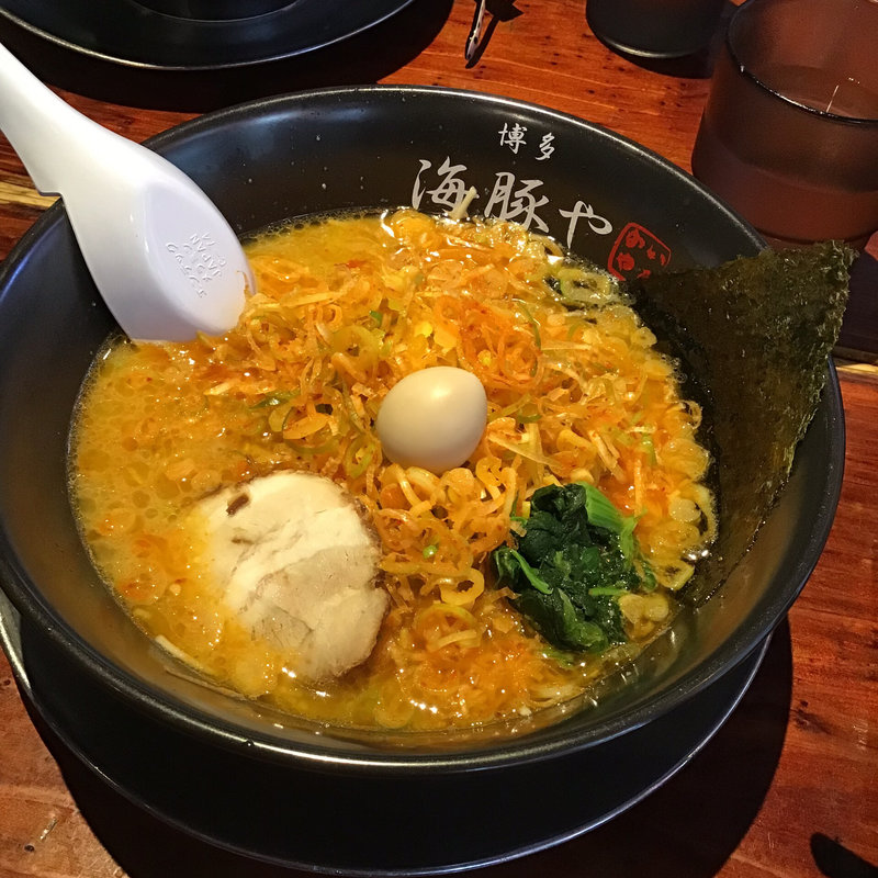 辛ネギラーメン(西新 海豚や)