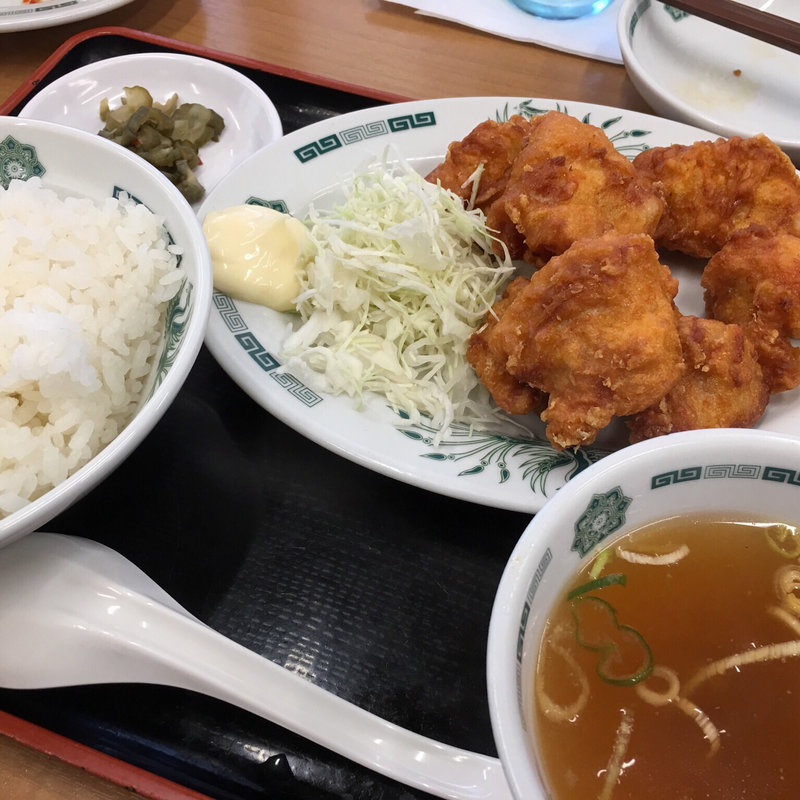 唐揚げ定食(来来軒 赤羽店)