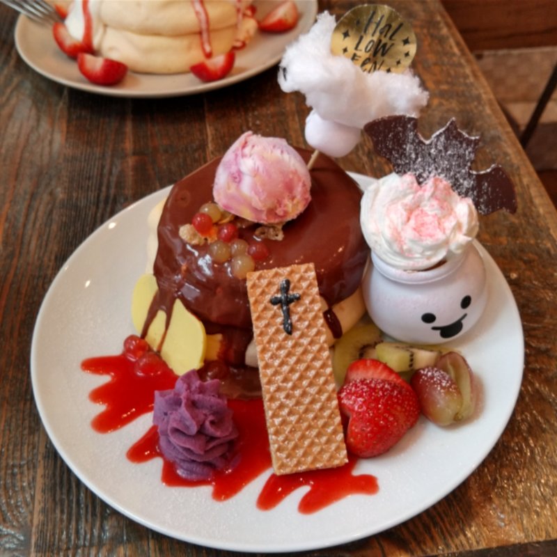 ハロウィンパンケーキ(プランピーパンケーキス （plumpy pancakes）)