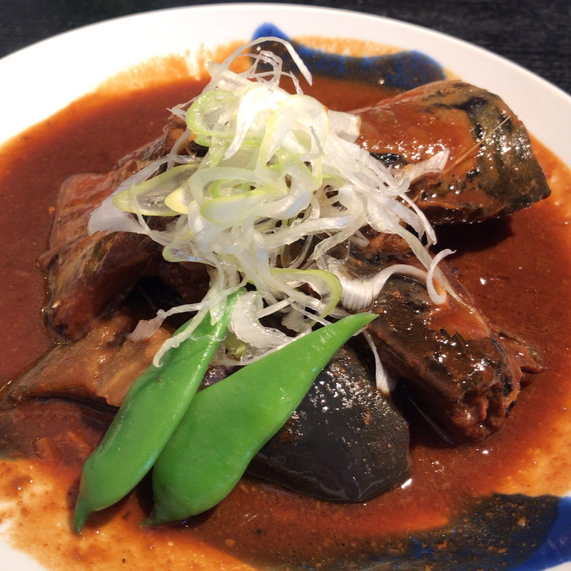 信州味噌のサバ煮(レストラン酢重正之 )