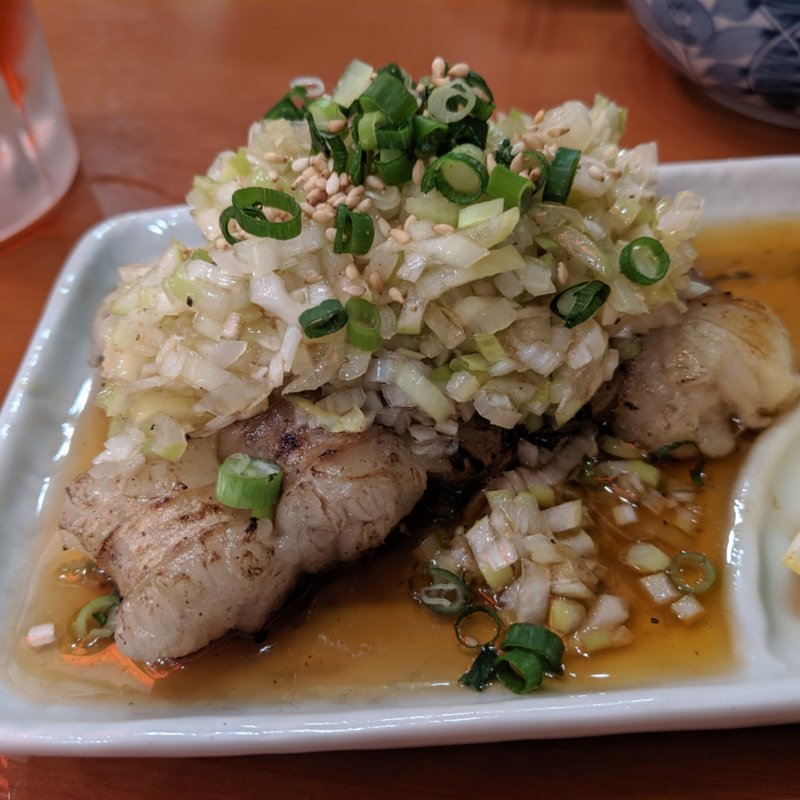 牛マルチョウ焼き（塩）(もつ千　水道橋店)