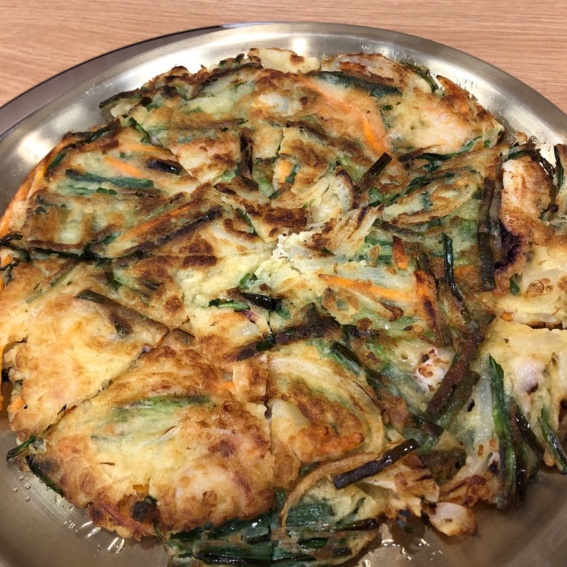 海鮮チヂミ(金のスプーン)