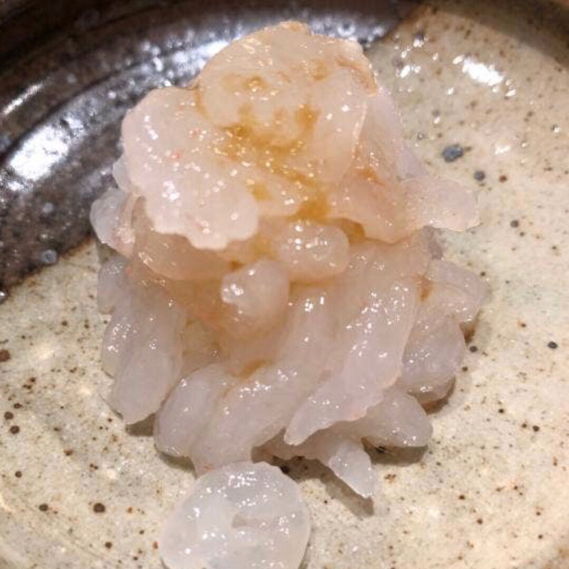 白海老の摘み(鮨つぼみ)