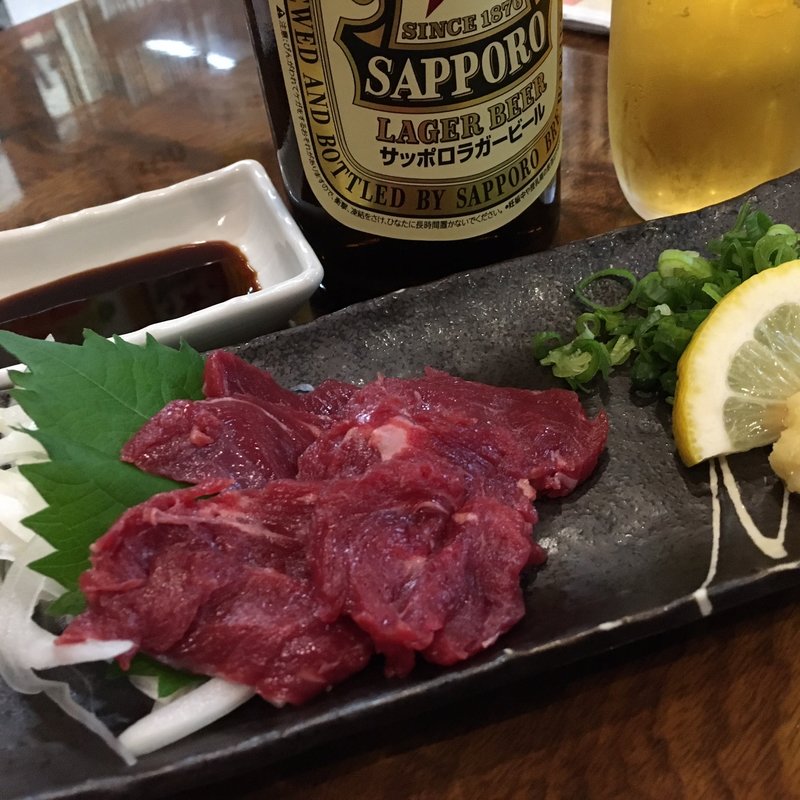 馬刺し(一徳亭)