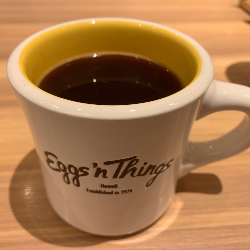 ホット100%コナコーヒー(Eggs 'n Things 仙台店)