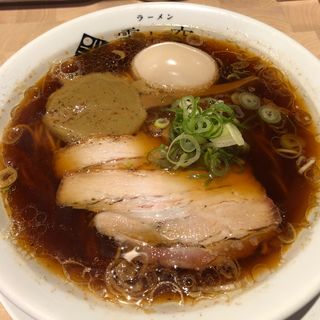 牡蠣そば+味玉(霽レ空)