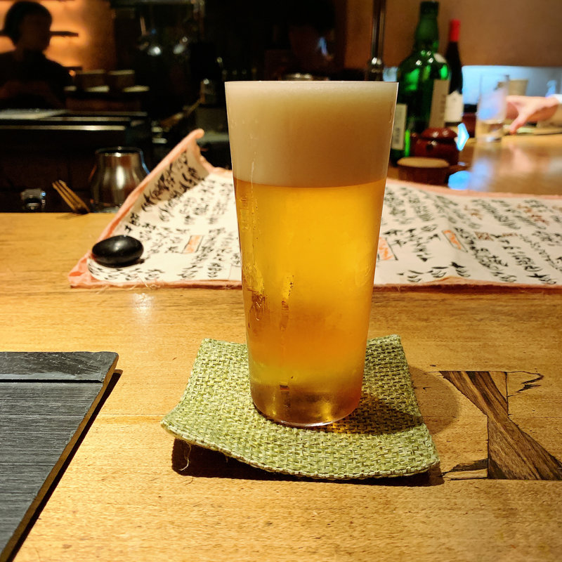 サッポロ生黒ラベル(おわん 池尻本店)