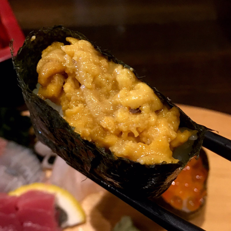 雲丹（軍艦2貫）(旬味旬菜 大和)