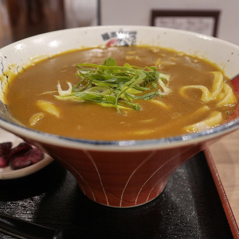 おいしいカレーうどん(極楽うどん TKU ルクア大阪店)
