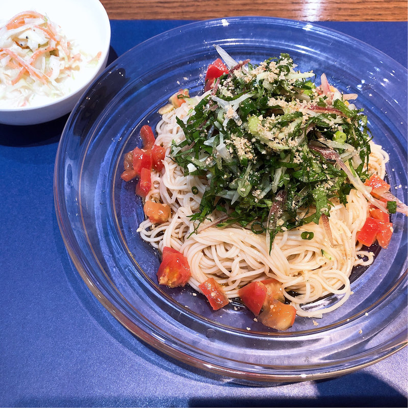 ツナとトマトの具だくさんそうめん(THE GUEST cafe&diner 池袋)