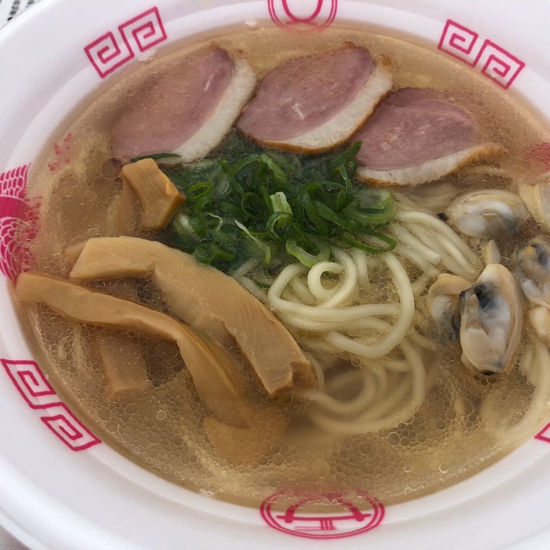 伊勢海老出汁薫る極上あさり潮らぁ麺〜カモロース添え〜(麺場　新　ARATA)