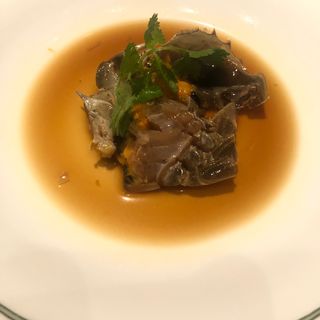 上海蟹の紹興酒漬け(中国飯店 富麗華)