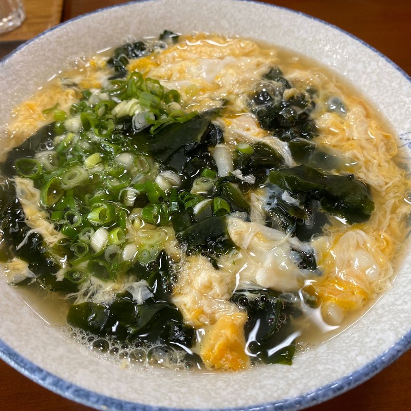 わかめとじうどん(三八うどん)