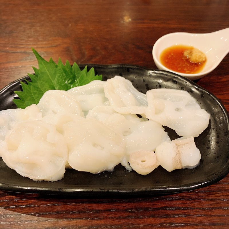 たこの湯引き( 灼味噌らーめん 八堂八（やどや）)