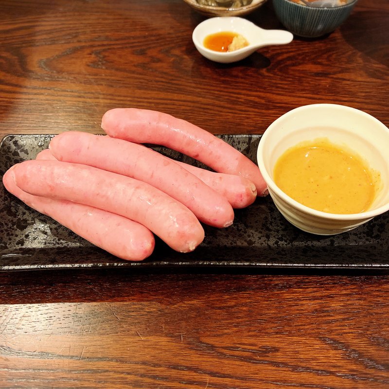 ソーセージ( 灼味噌らーめん 八堂八（やどや）)