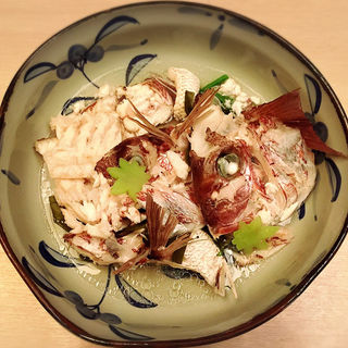 真鯛の骨蒸し(日本料理 みつき )