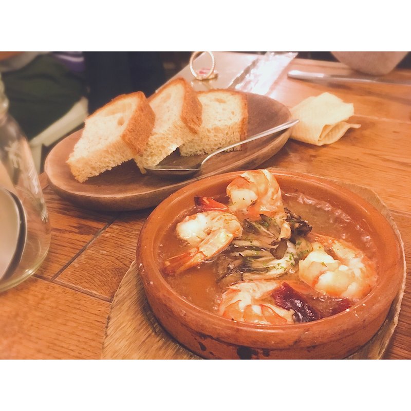 エビのアヒージョ(484cafe)