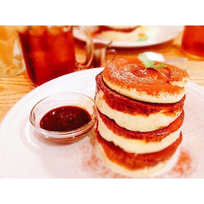 ティラミスパンケーキ(BURN SIDE ST CAFE （バーンサイドストリートカフェ）)