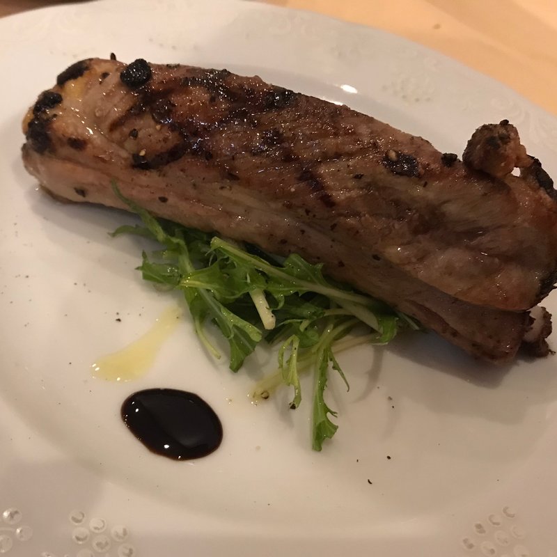スペアリブ　コースメイン肉バージョン　(Ｔｒａｔｔｏｒｉａ　Ｌａ　Ｆｏｎｔｅ（トラットリア　ラ　フォンテ）)