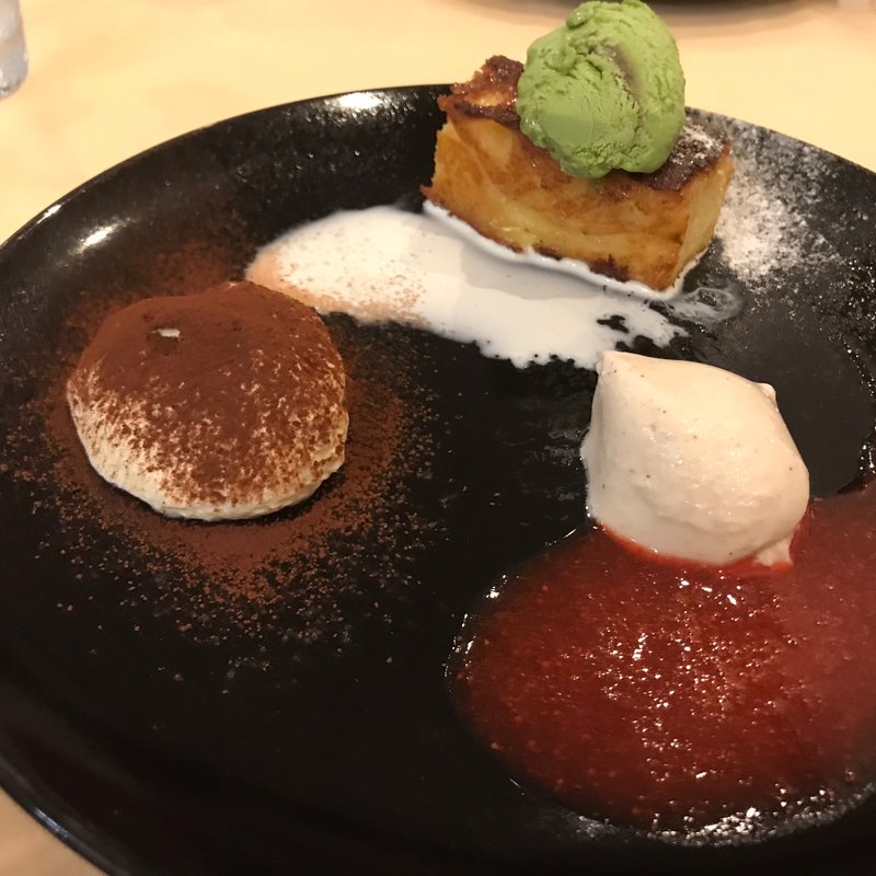 パンナコッタ&ティラミス&フレンチトースト盛り合わせ　コースデザート(Ｔｒａｔｔｏｒｉａ　Ｌａ　Ｆｏｎｔｅ（トラットリア　ラ　フォンテ）)