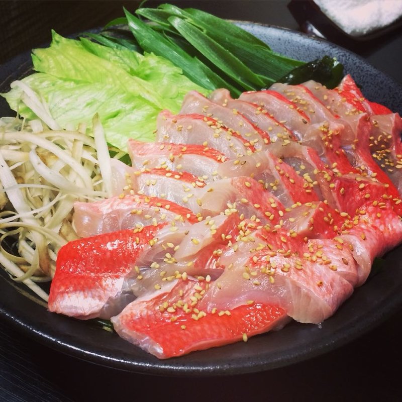 金目鯛のしゃぶしゃぶ(船宿割烹 汐風 上目黒店 )