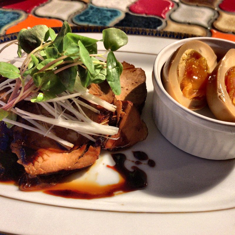 ベトナム風豚角煮と煮卵(麦酒食堂 3F-22 )