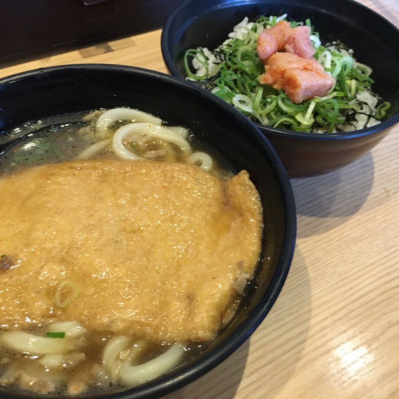 きつねうどんセット(KASUYA 大阪狭山店)