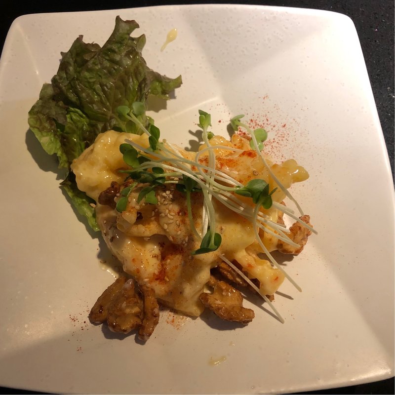 飴煮きクルミ入り大海老のマヨネーズ(チャイナバル BIGUP!(ビガッ!))