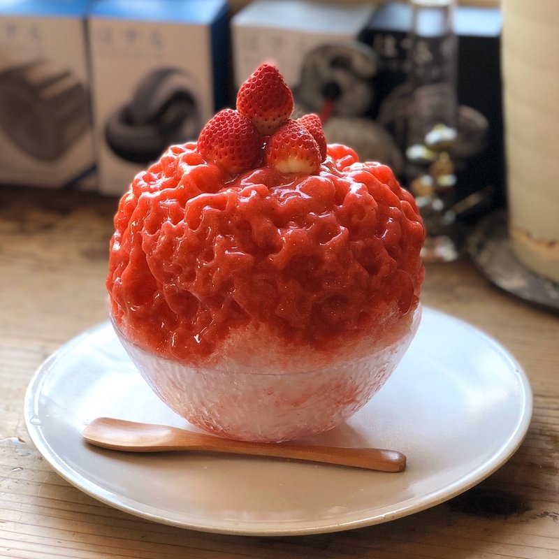 9月の生イチゴ(cocoo cafe )