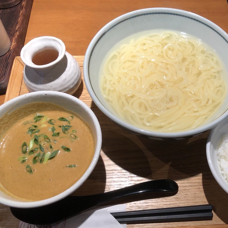 黄金カレーつけ麺 大盛(武膳 神田小川町店 （ぶぜん）)