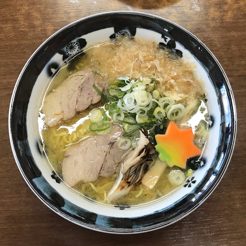 焼き鯛煮干しの塩ラーメン(中華そば 富いち)