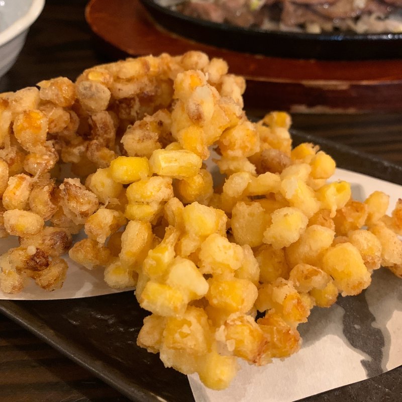 とうきびのかき揚げ(ソバチョウ 澄川店)