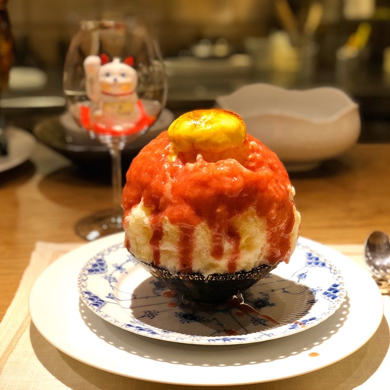 上田くんのイチゴブリュレ(ビストロ ル・クレール)