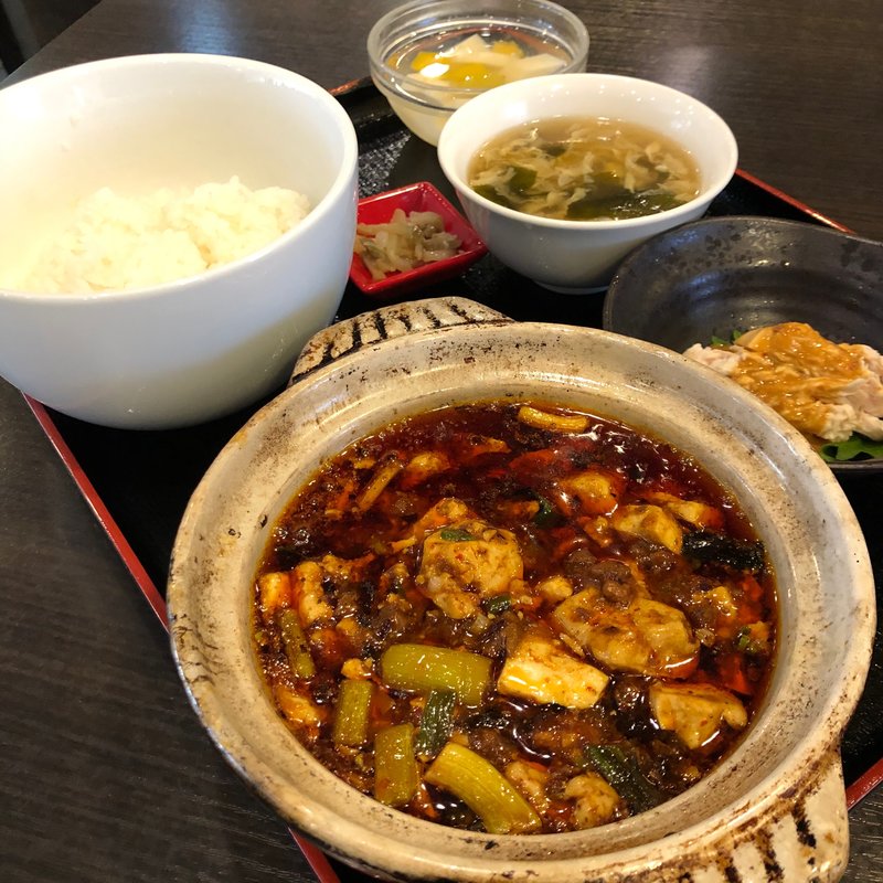 麻婆飯セット(鴻福門)