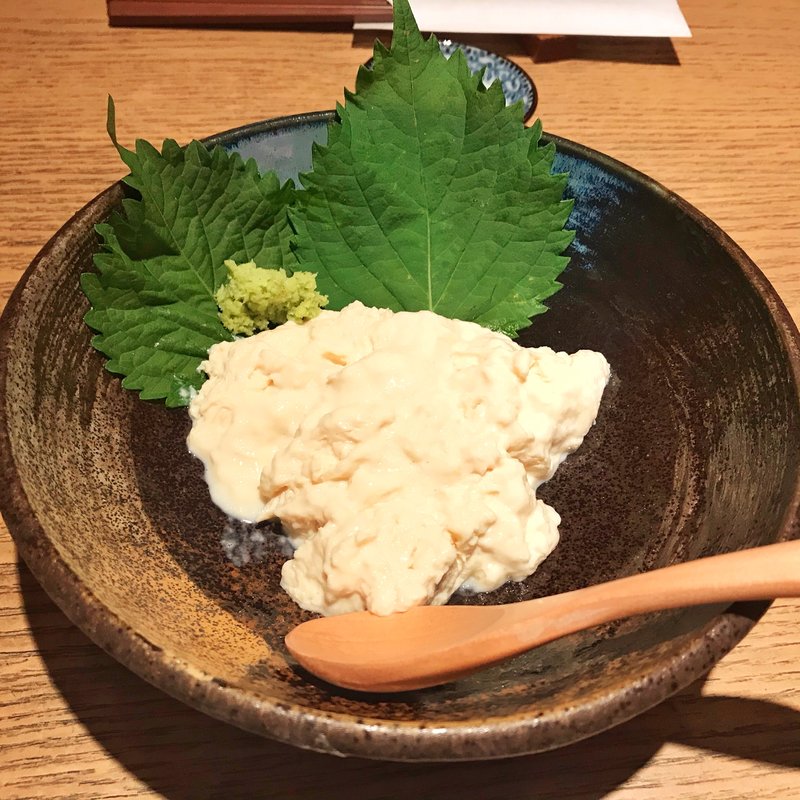 生湯葉のお刺身(蕎麦池上にかい坊)