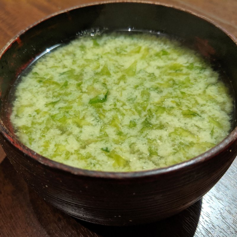 磯の海苔汁(sashimi dining 魚浜 アンド バル)