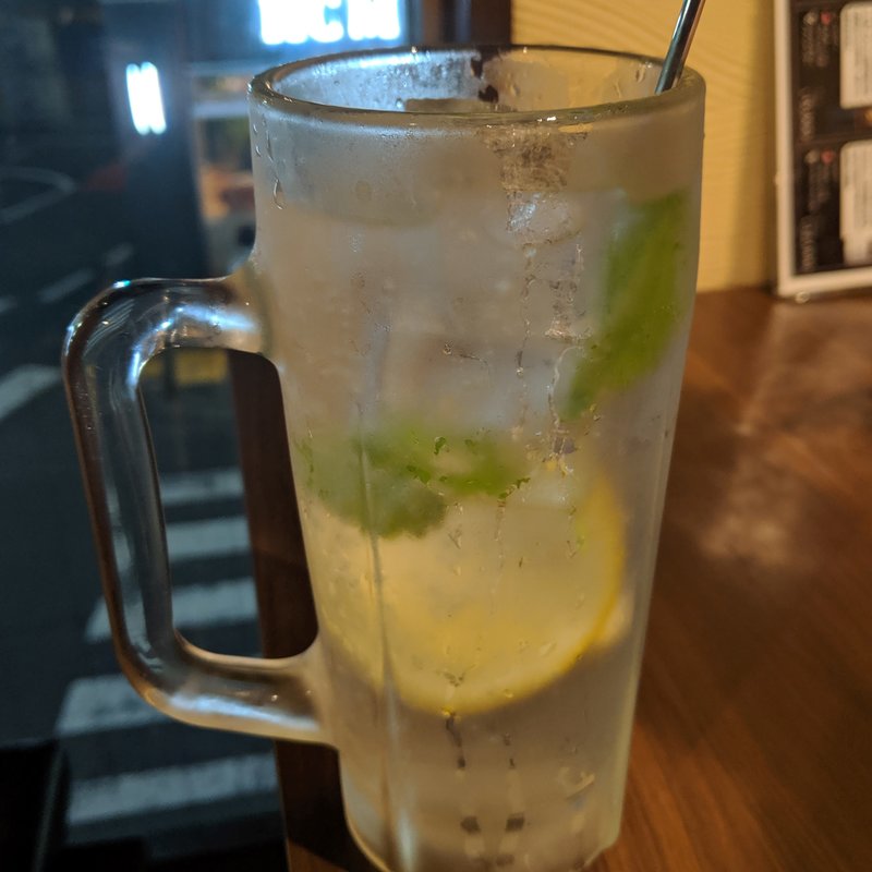 生搾りレモンサワー(焼肉さかもと２)