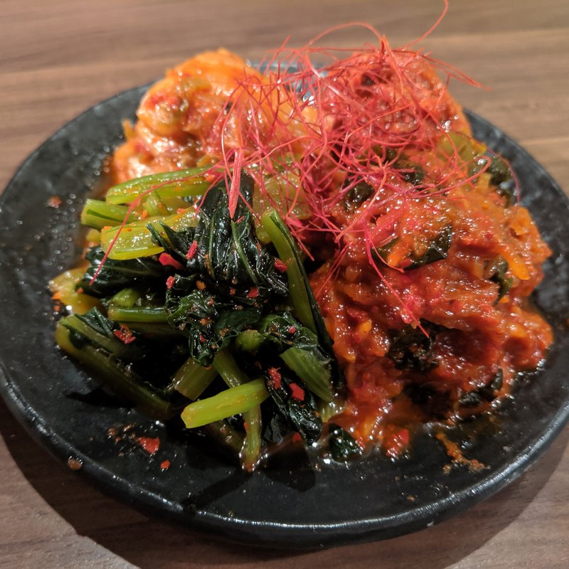 季節のキムチ盛り合わせ(焼肉さかもと２)