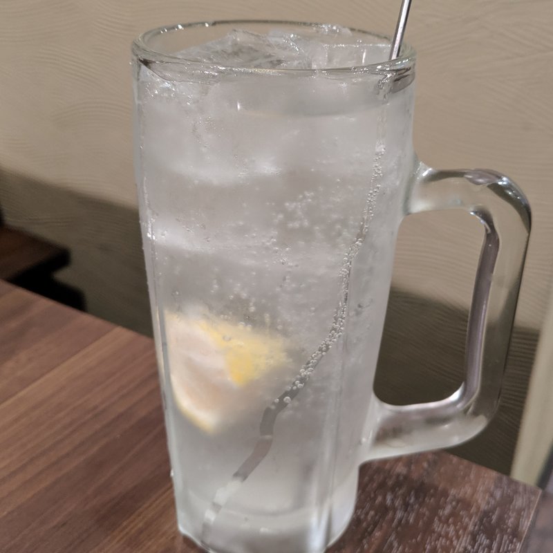 生搾りゆずサワー(焼肉さかもと２)