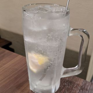 生搾りゆずサワー(焼肉さかもと２)