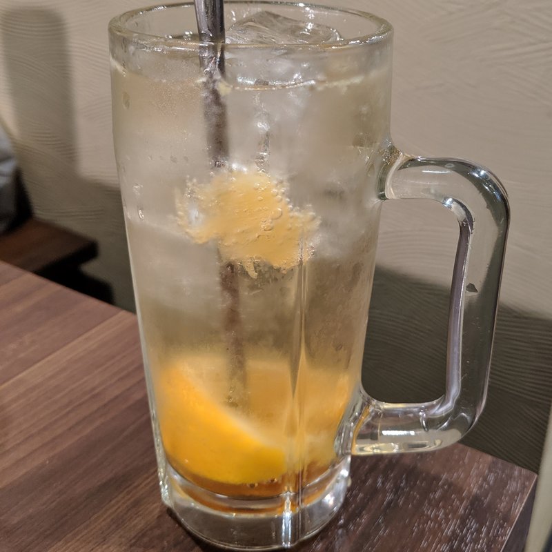 生搾りはっさくサワー(焼肉さかもと２)